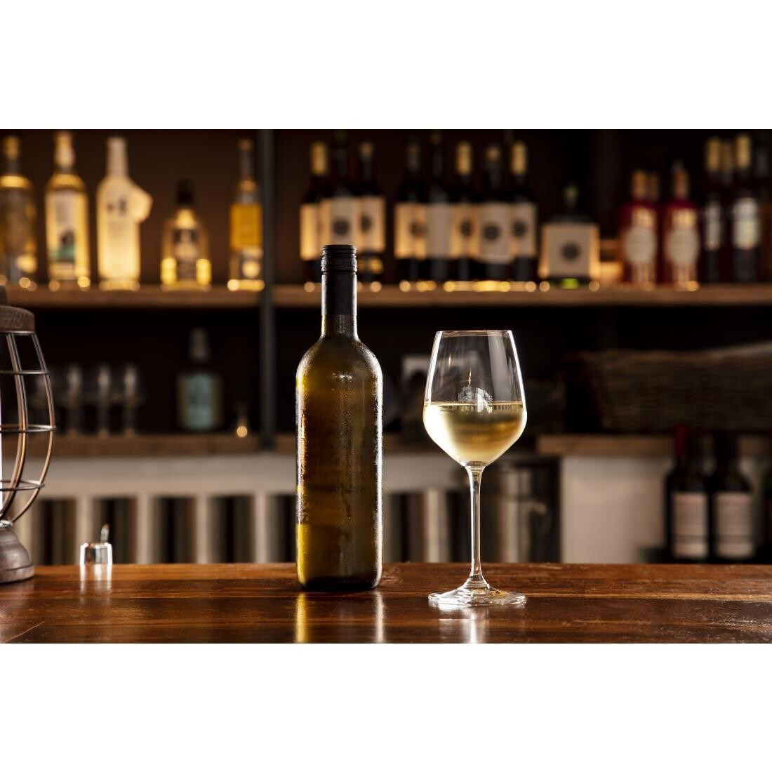 Olympia Chime Crystal Wine Glasses 365ml