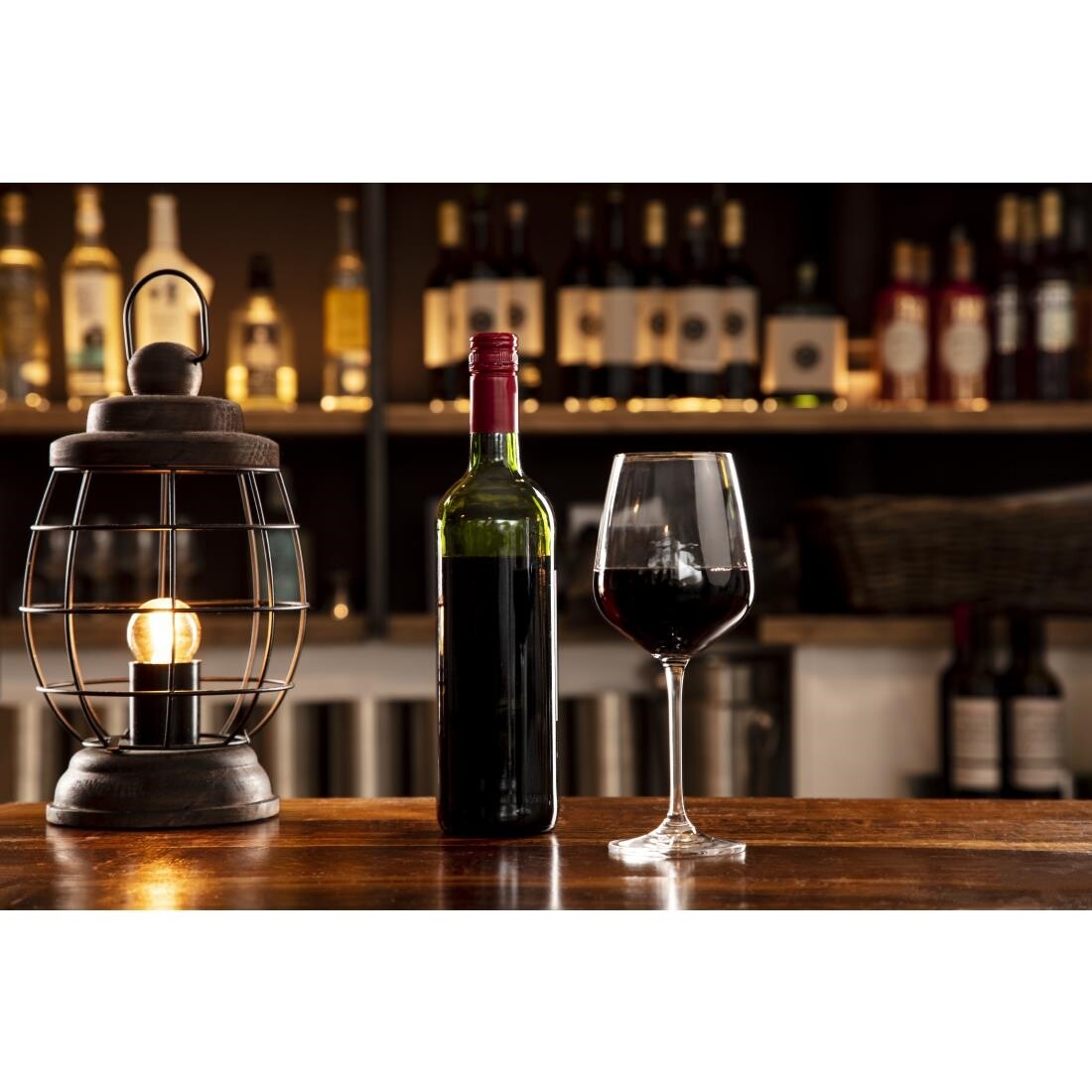 Olympia Chime Crystal Wine Glasses 495ml
