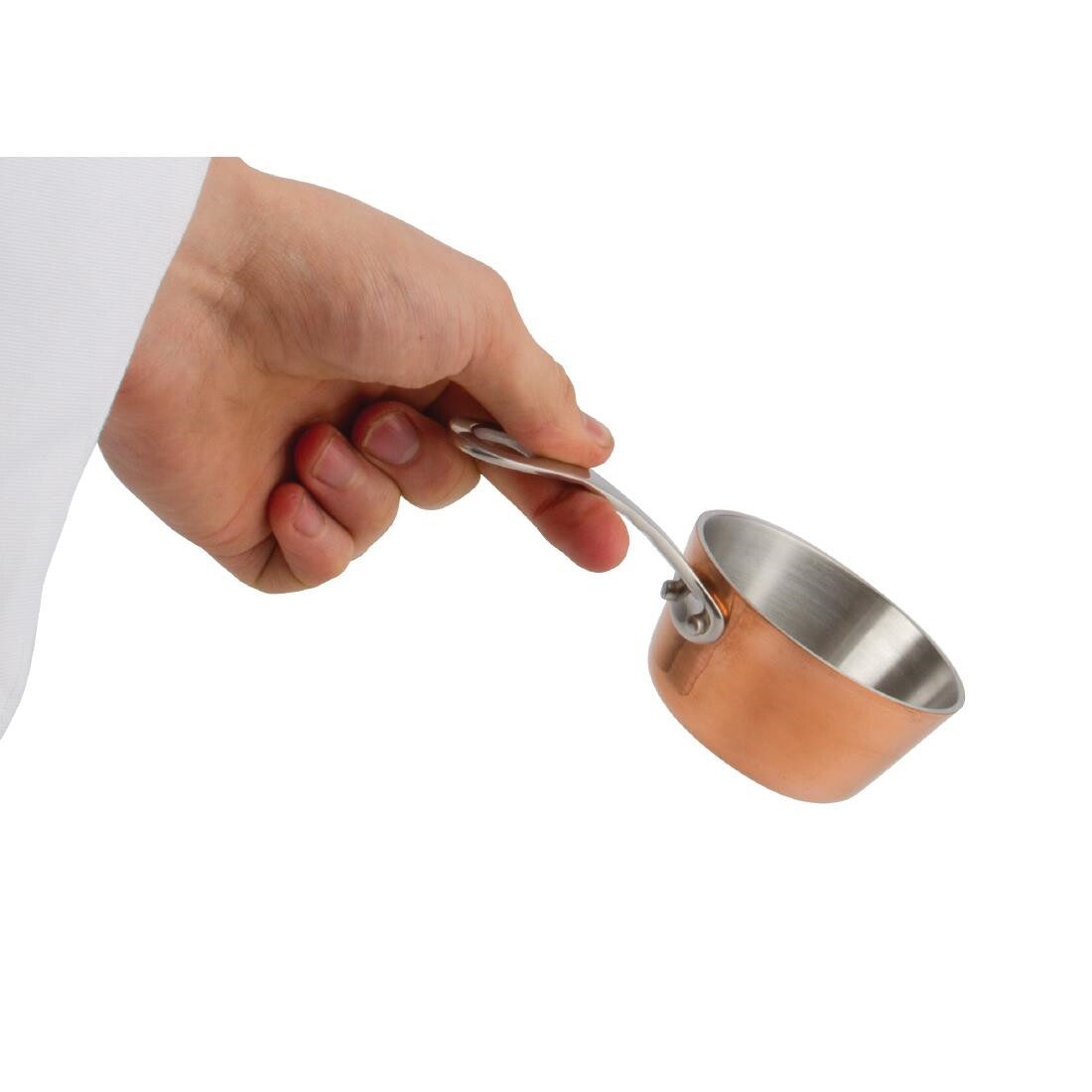 Vogue Mini Copper Tri Wall Saute Pan 85mm