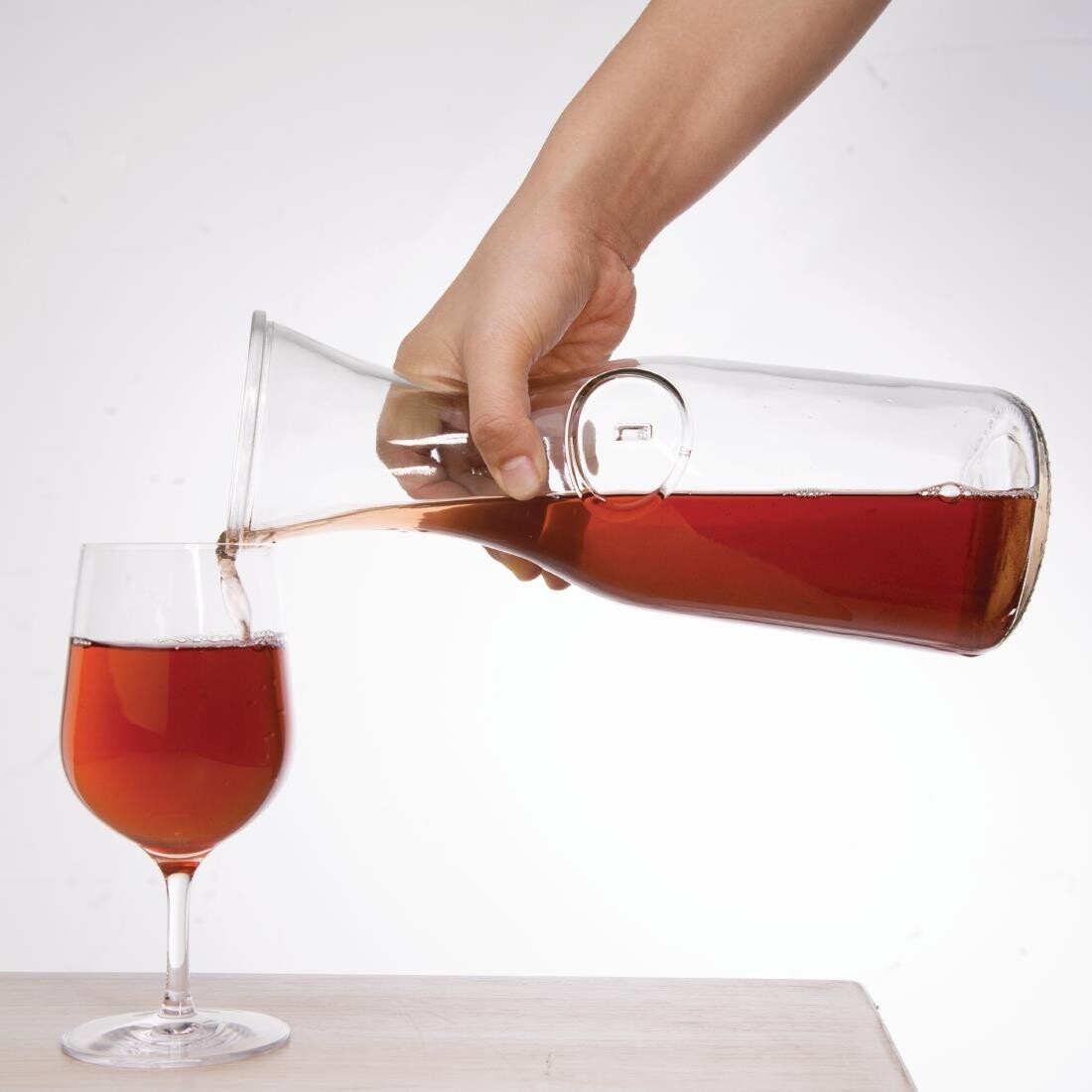 Olympia Glass Carafe 1Ltr