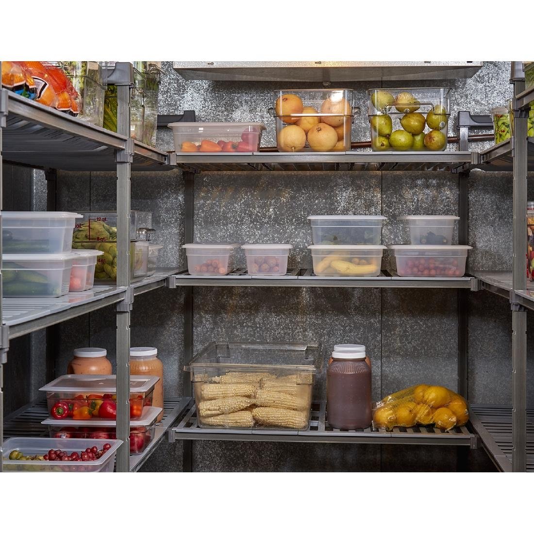 Cambro Camshelving Basics Vented 4 Shelf Unit 1220mm