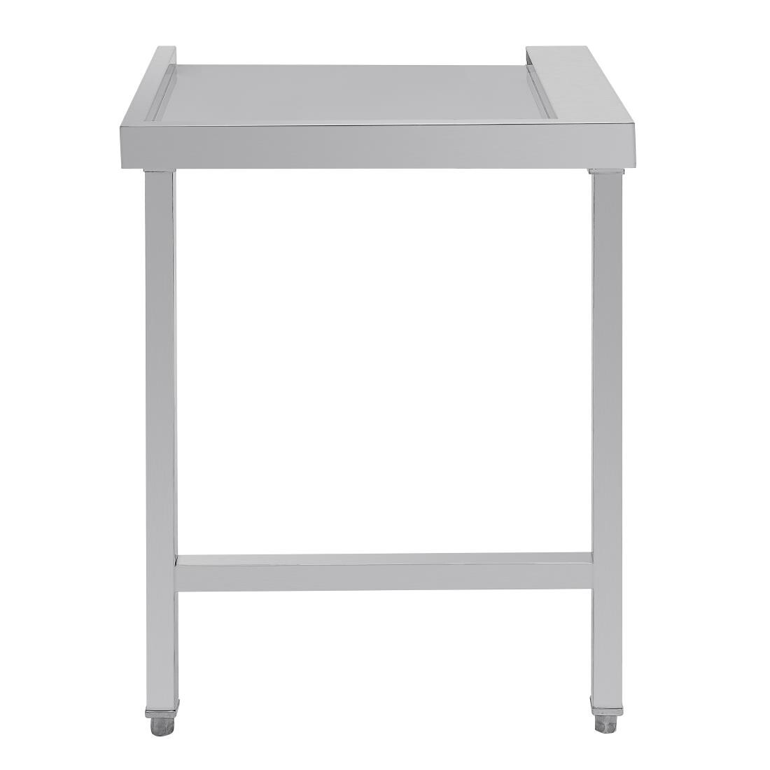 Vogue Pass Through Dishwash Table Left 600mm