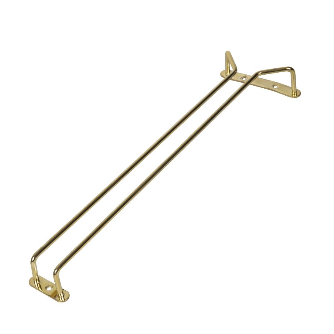 Beaumont Brass Wine Glass Rack 406mm