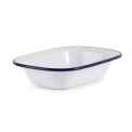 Olympia Enamel Pie Dishes Rectangular 180 x 135mm