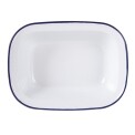 Olympia Enamel Pie Dishes Rectangular 180 x 135mm