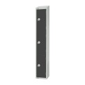 Elite Three Door Manual Combination Locker Locker Graphite Grey