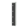 Elite Four Door Manual Combination Locker Locker Graphite Grey