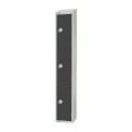 Elite Three Door Manual Combination Locker Locker Graphite Grey