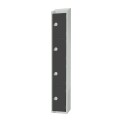 Elite Four Door Manual Combination Locker Locker Graphite Grey