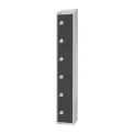 Elite Six Door Electronic Combination Locker with Sloping Top Graphite Grey
