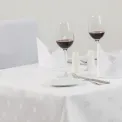 Mitre Luxury Luxor Cotton Napkins Ivy Leaf White - Image 3