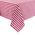 Comfort Gingham Tablecloths Red and White - Image 1