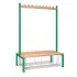 Double-sided Island Seating with Mesh Tray Green