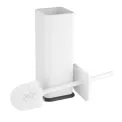 Jantex Square Toilet Brush and Holder - White - Image 3