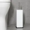 Jantex Square Toilet Brush and Holder - White - Image 5