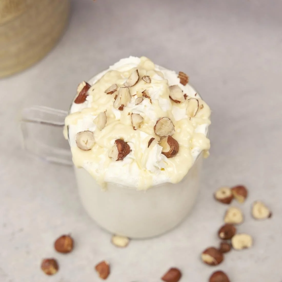 Simply White Chocolate Topping Sauce with Hazelnut Flavouring 1kg - Image 6