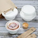 Fiesta Recyclable PET Lids for 400/500ml Bowl Bases (50 Pack) - Image 6