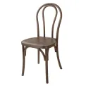 Bolero Soho Bentwood Style Resin Chairs Walnut (4 Pack) - Image 1