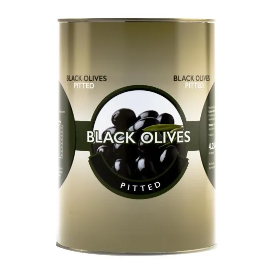 Caterers Pride Black Pitted Olives 4.25kg