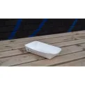 Notpla 8"x5" Rectangular Trays - White (400 Pack) - Image 2