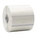 DateCodeGenie 75mm Circle Clear Blank Permanent Labels (2x 500 Rolls Pack) - Image 1