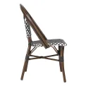 Bolero Parisian Style PE Rattan Chair Black Dot Mix (2 Pack) - Image 2