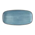 Churchill Stonecast Raw Teal Chefs Oblong Plates 280 x 152mm (12 Pack) - Image 1