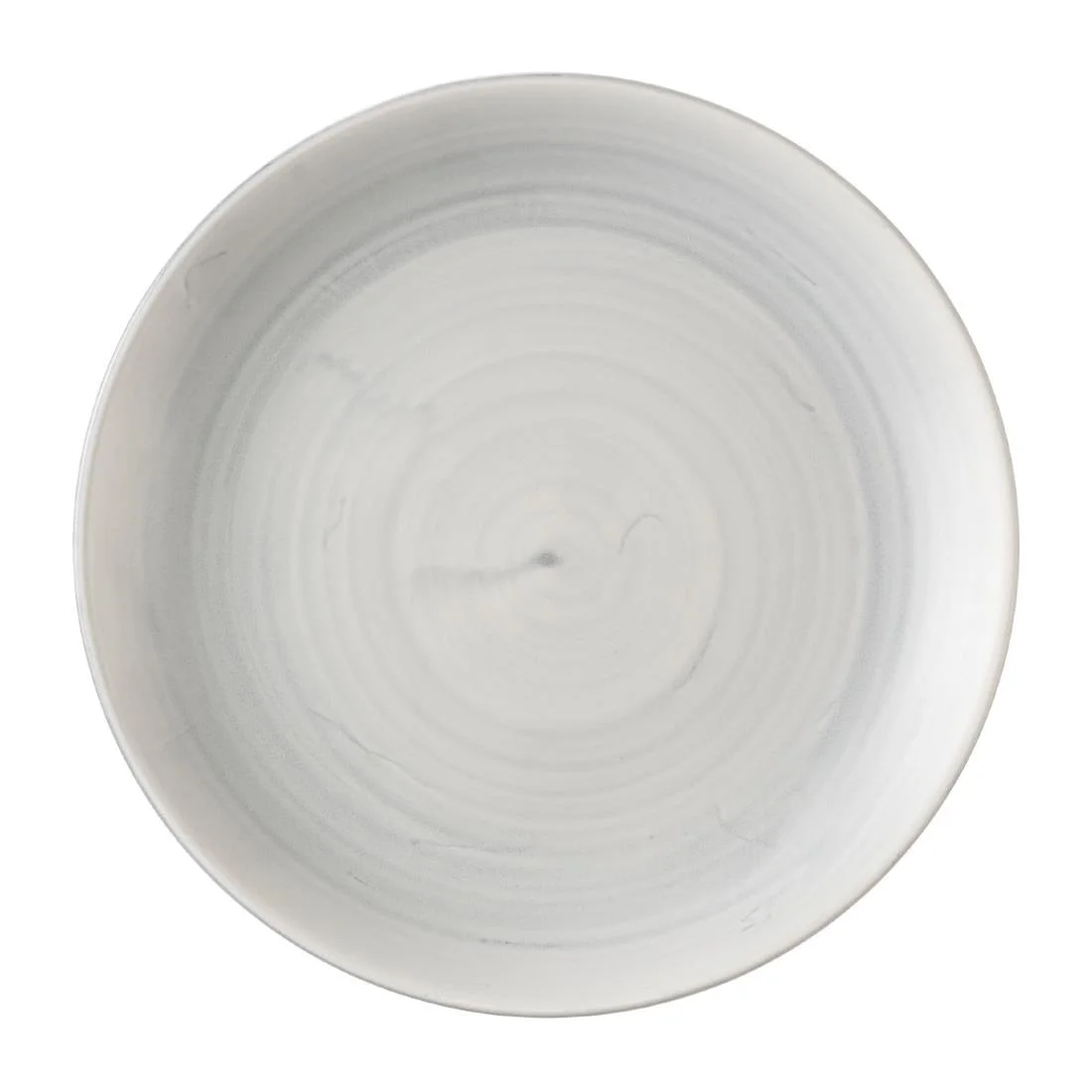Churchill Stonecast Canvas Grey Evolve Coupe Plates 220mm (12 Pack)
