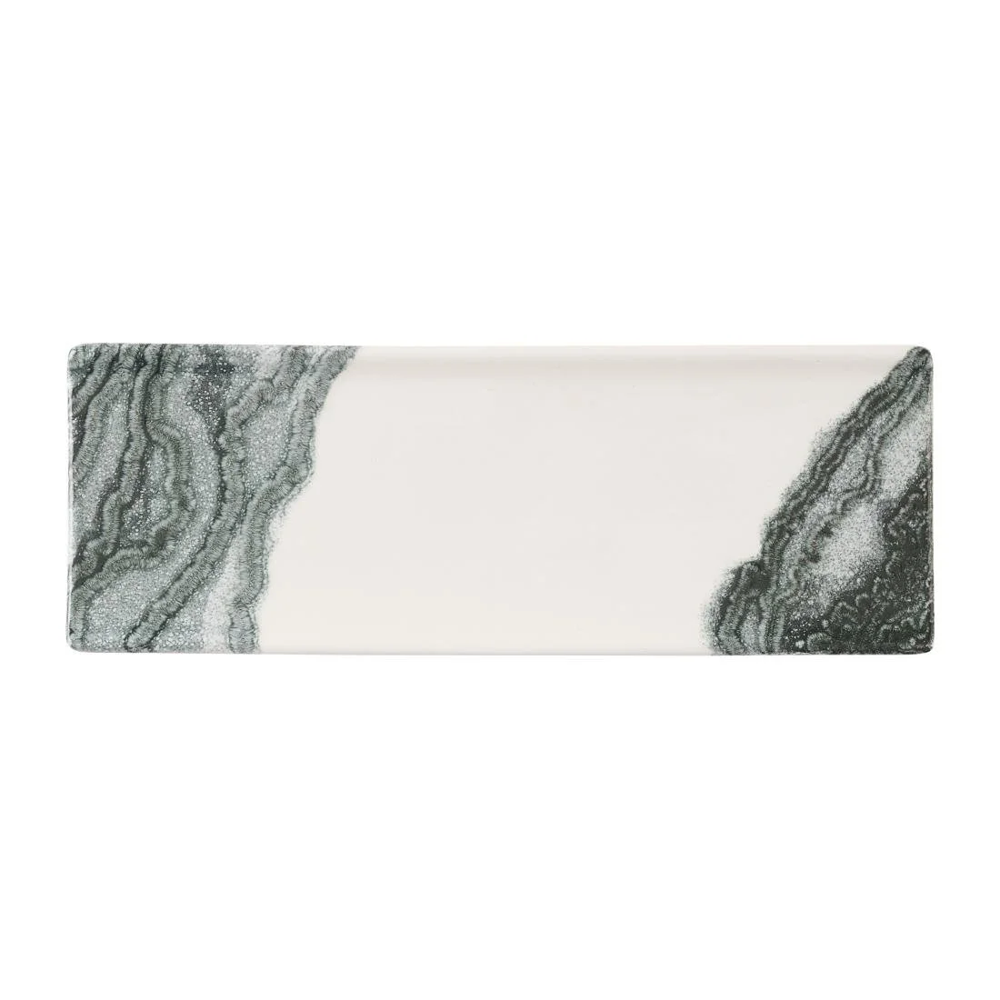 Churchill Tide Black Oblong Plates 250 x 90mm (6 Pack) - Image 1