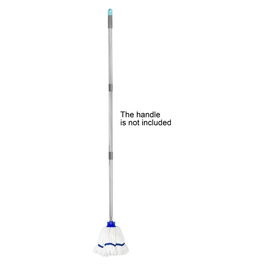 Jantex Connect Microfibre Mop Head Blue Stripe 150g - Image 2