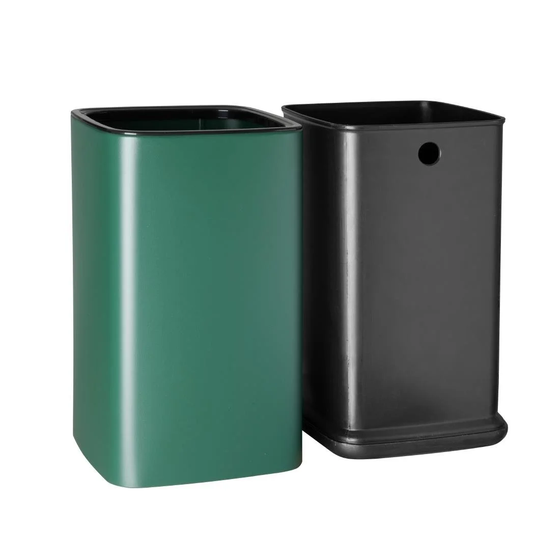 Bolero Square Waste Bin Green 7Ltr - Image 4