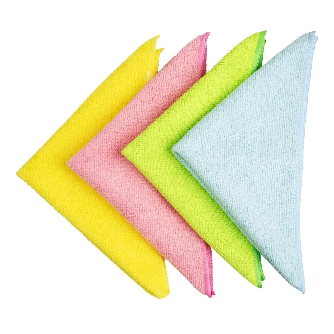 Jantex Microfibre Cloths Yellow (5 Pack) - Image 4