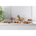 Olympia Round Tray Acacia Wood with Metal Handles 440x405x100mm - Image 8