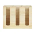 Olympia Cup Organiser Hevea Wood 340x120x240mm - Image 3
