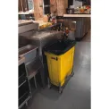 Rubbermaid Slim Jim Bin with Venting Channels Yellow 87Ltr - Image 2