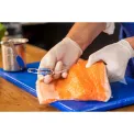 Deglon Straight Fish Bone Tweezer Bevelled Ends 12cm - Image 2