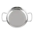 Olympia Table Presentation Handled Dish Stainless Steel Hammered 150mm - Image 3