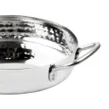 Olympia Table Presentation Handled Dish Stainless Steel Hammered 150mm - Image 5