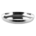 Olympia Hammered Stainless Steel Round Tray 260x35mm - Image 3