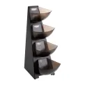 APS Four-Tier Multi Rack Black 190x310x530mm - Image 1