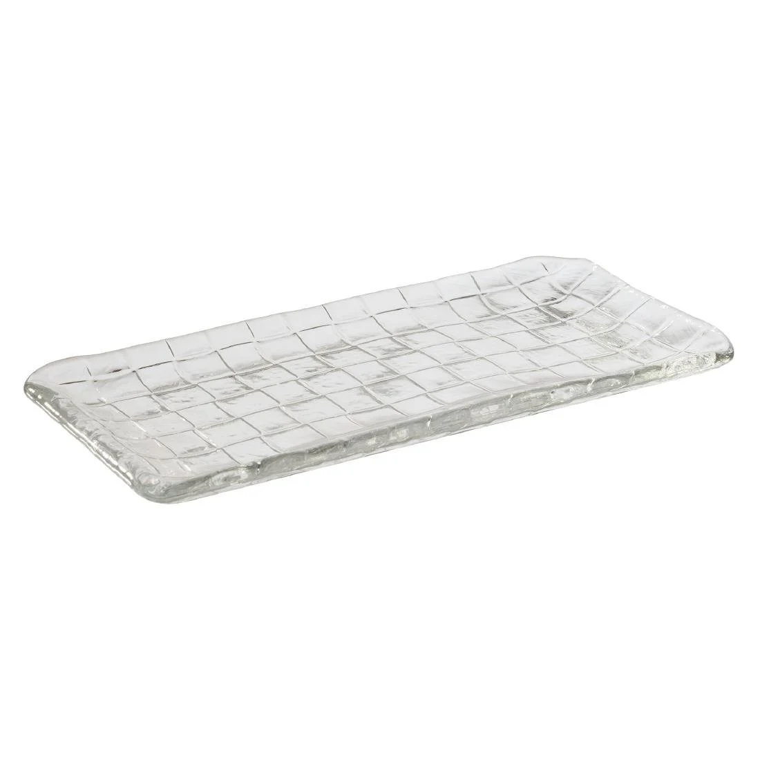 APS Takashi Sushi Board Clear Glass 260x130mm - Image 1