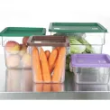 Hygiplas Square Food Storage Container Lid Brown - Image 5