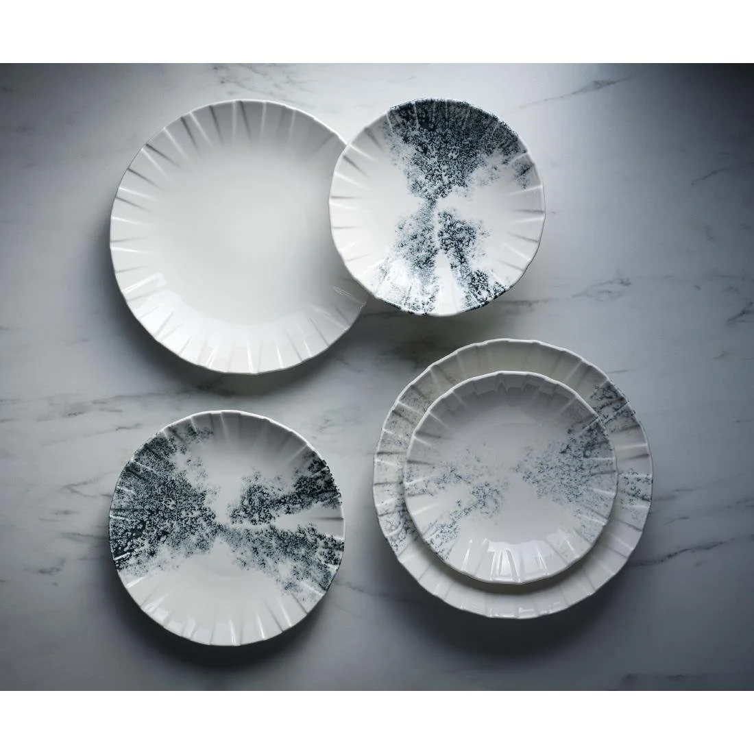 Churchill Smoke Grey Coupe Plates 273mm (6 Pack) - Image 5