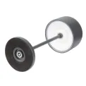 Olympia Siena Table Lamp Round Dome Grey 200mm - Image 3