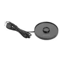 Olympia Siena Table Lamp Round Dome Grey 200mm - Image 4