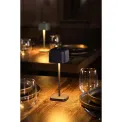 Olympia Lucca Table Lamp Squared Dome Grey 200mm - Image 7