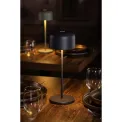 Olympia Siena Table Lamp Round Dome Grey 300mm - Image 7