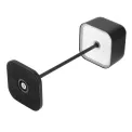 Olympia Lucca Table Lamp Squared Dome Black 300mm - Image 3