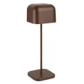 Olympia Lucca Table Lamp Squared Dome Chestnut 300mm - Image 1