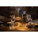 Olympia Lucca Table Lamp Squared Dome Grey 300mm - Image 8